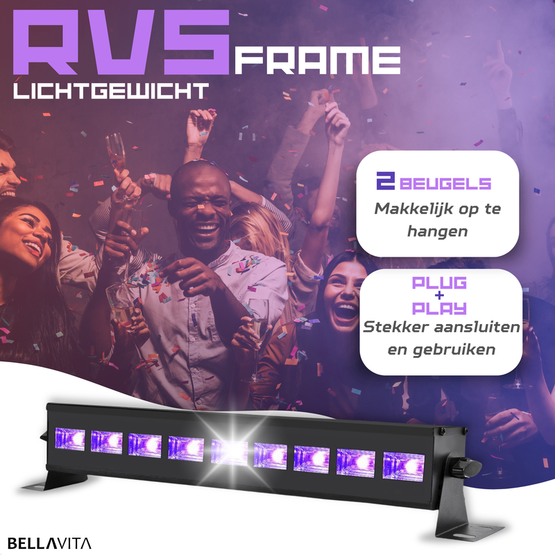 BELLAVITA Blacklight - 9 LED