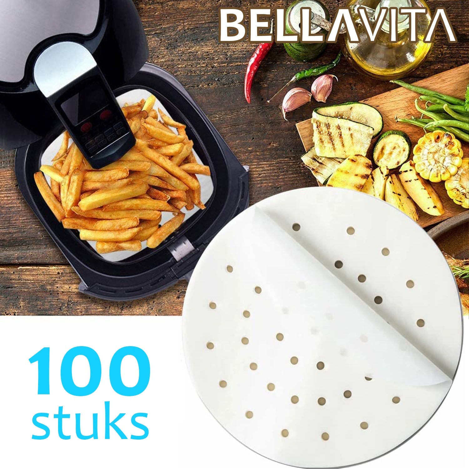 BELLAVITA ® Airfryer XL Accessoires 13 - delig - Bellavitastore.nl