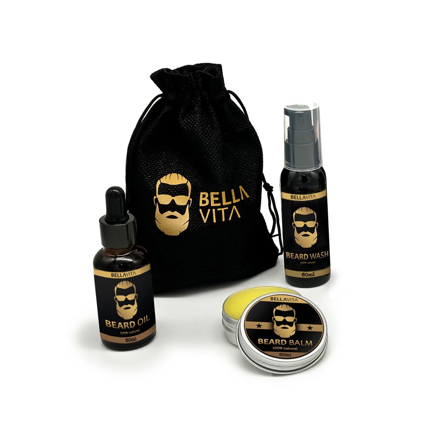 BELLAVITA ® Baardverzorgingset 9 - delig - Bellavitastore.nl