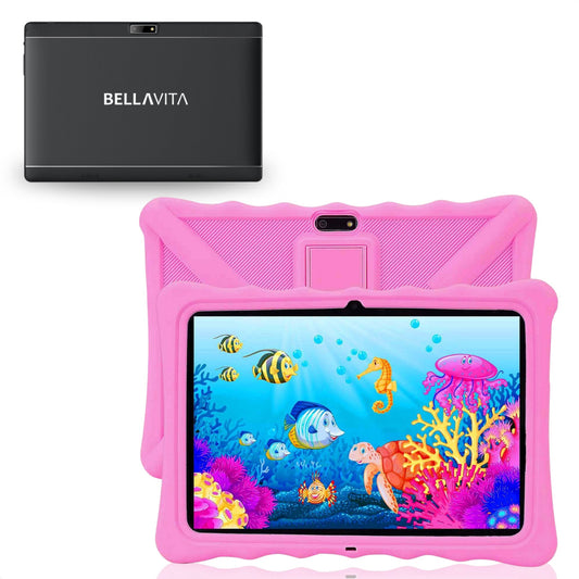 BELLAVITA ® Bambini Pad XL - Kindertablet - 10.1 inch (roze) - Bellavitastore.nl