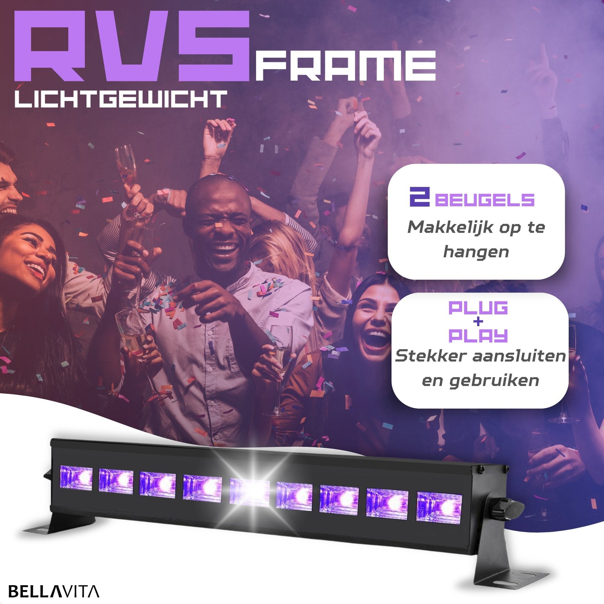 BELLAVITA ® Blacklight - 9 LED - Bellavita