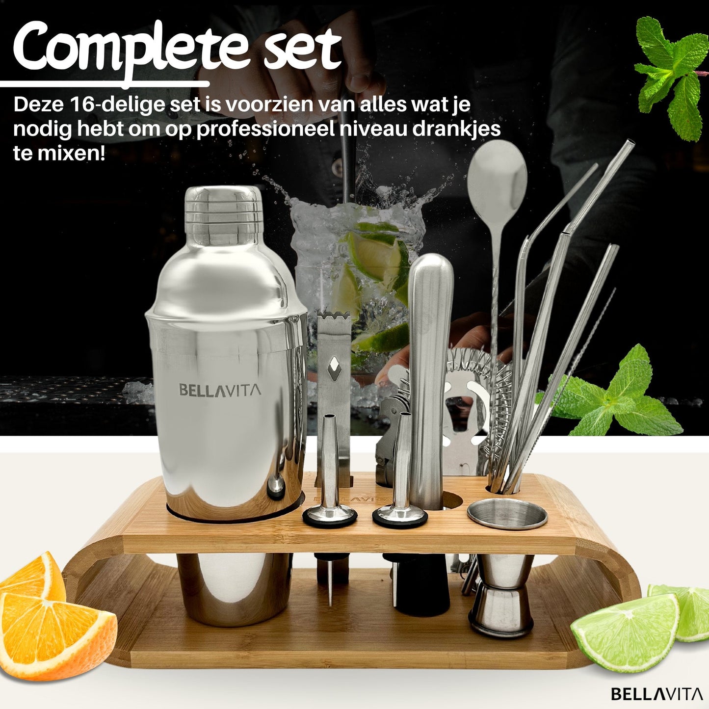 BELLAVITA ® Cocktail set 16 - delig - Bellavita