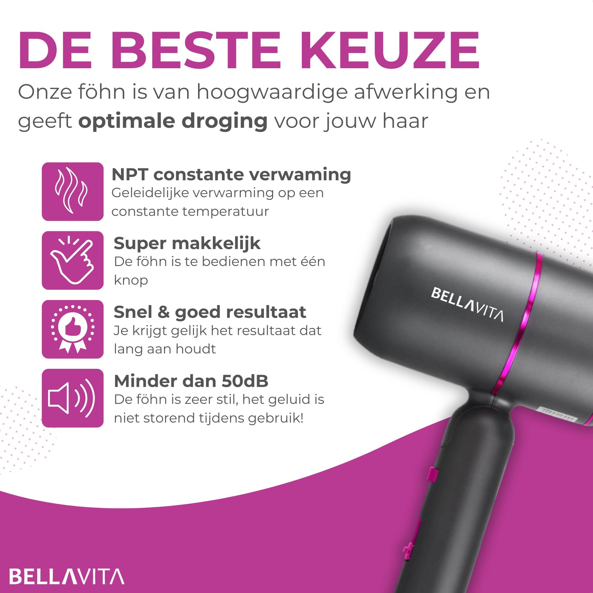 BELLAVITA ® Föhn - Haardroger - Bellavitastore.nl