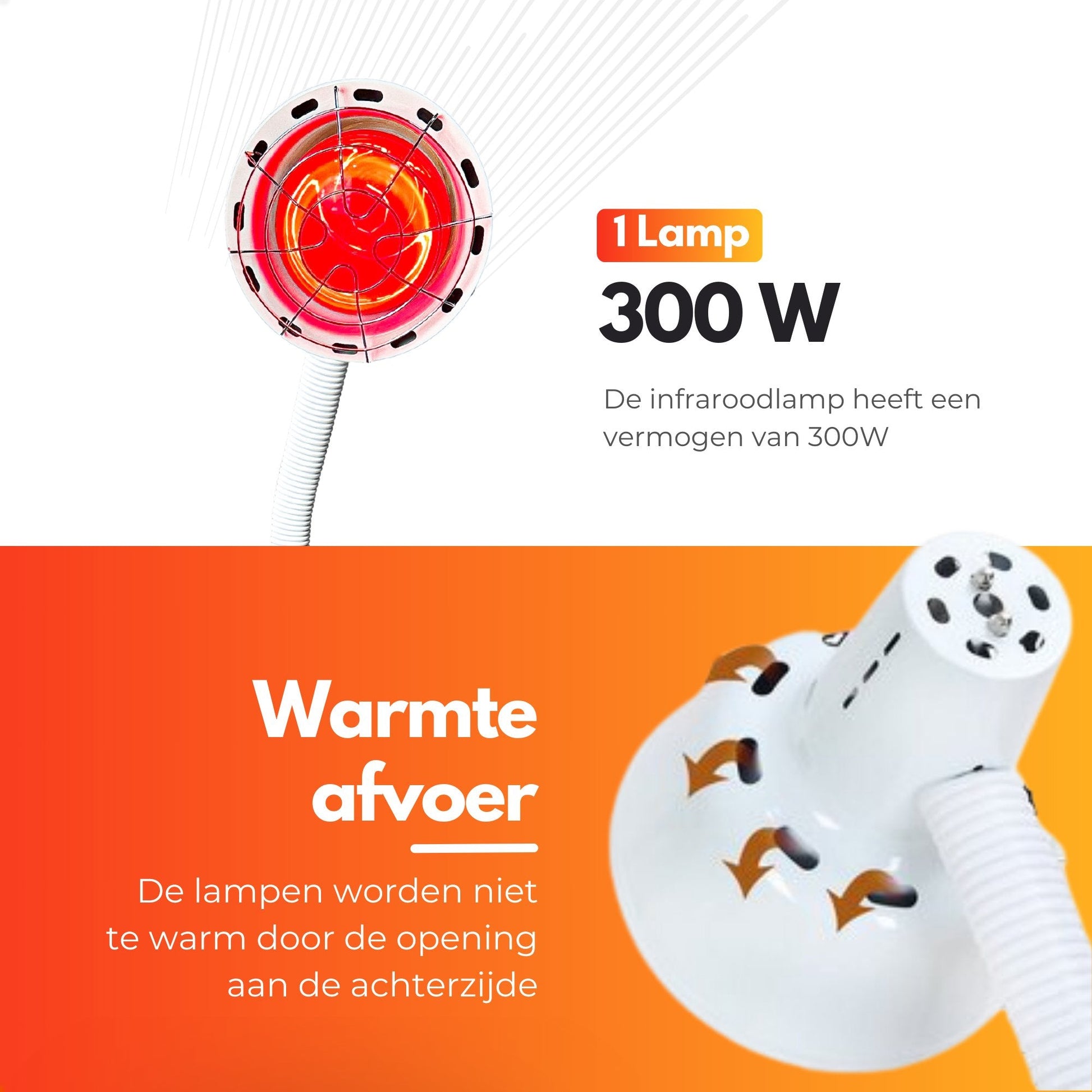 BELLAVITA ® Infraroodlamp 300W - Bellavita