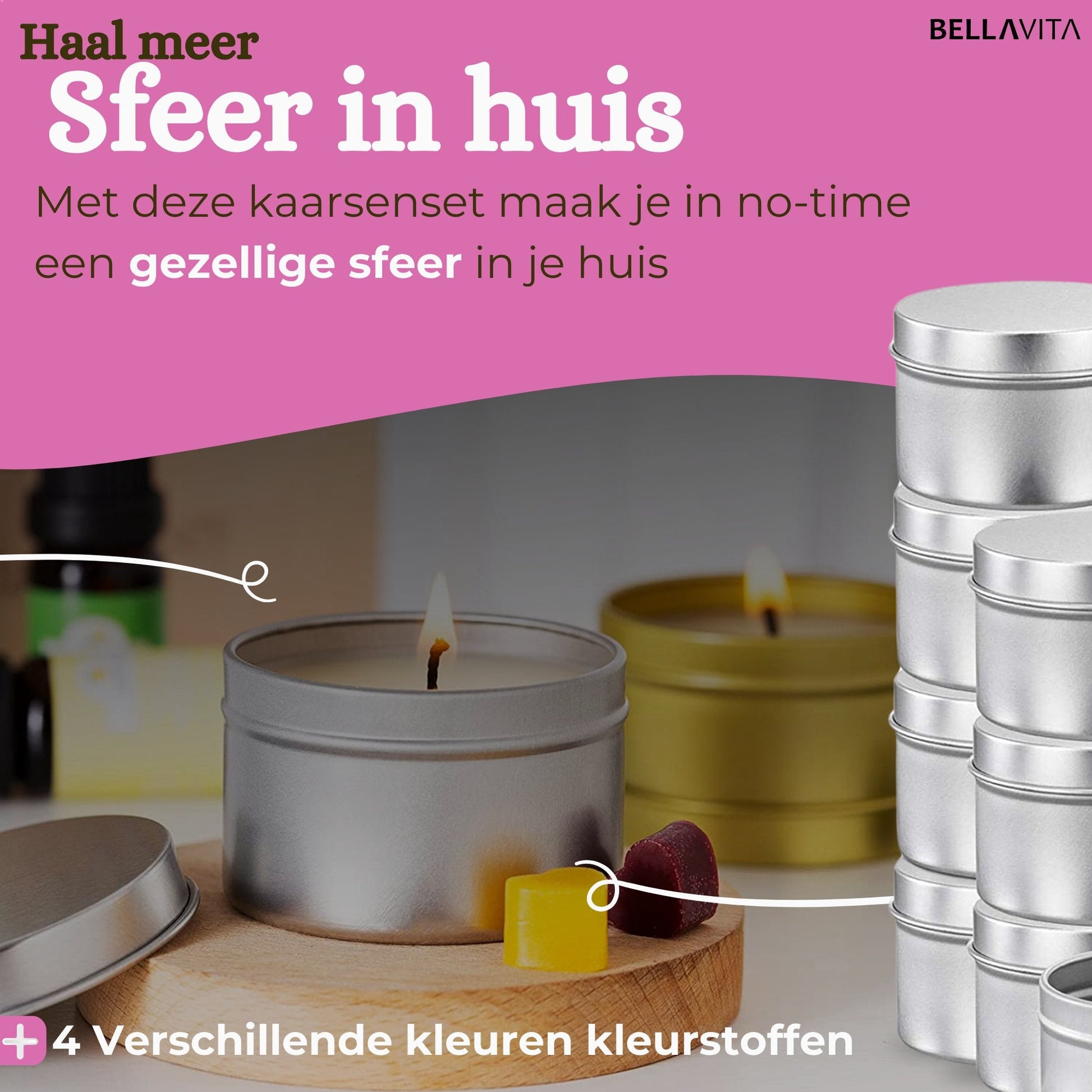 BELLAVITA ® Kaarsen maken - 30 - delig - Bellavita