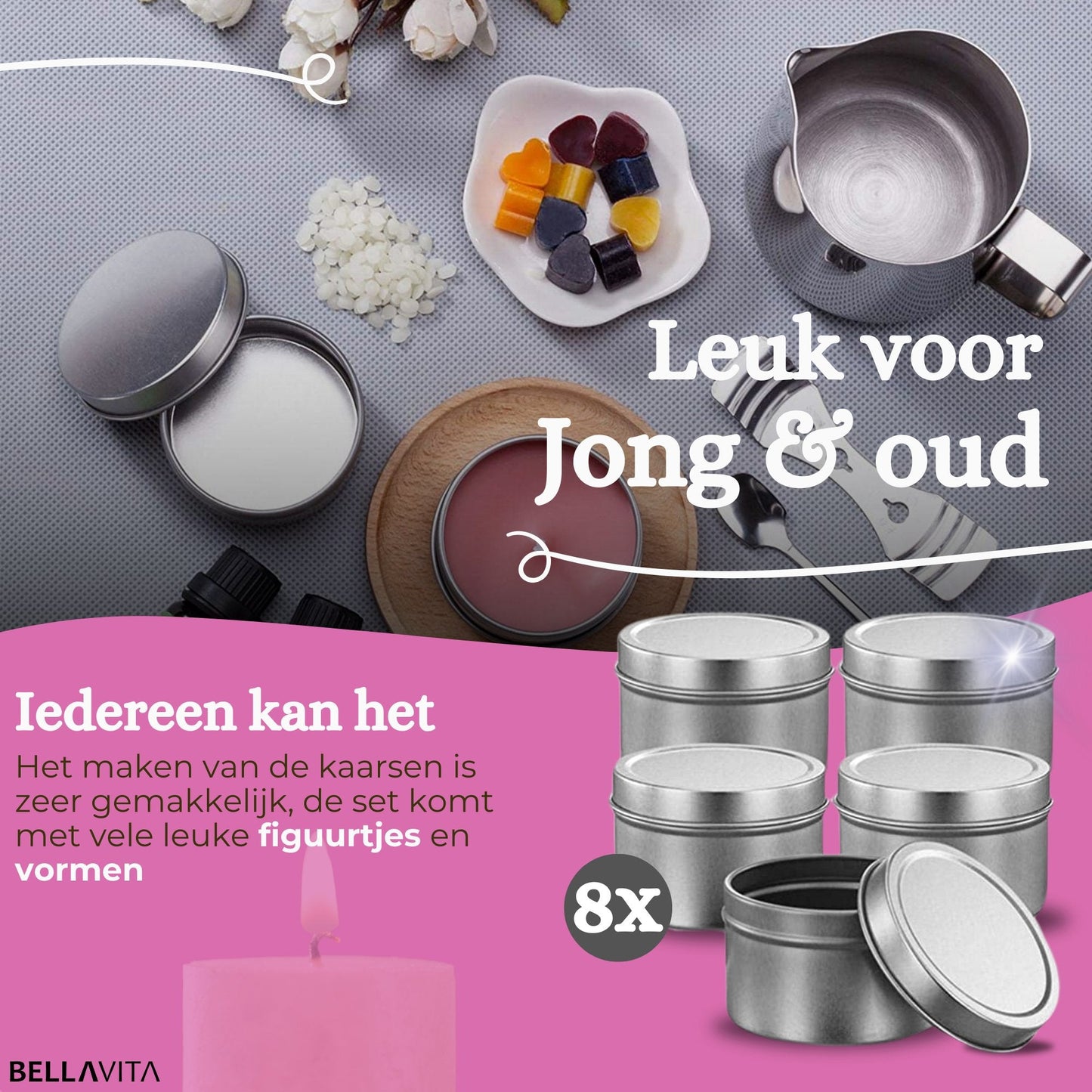 BELLAVITA ® Kaarsen maken - 30 - delig - Bellavita