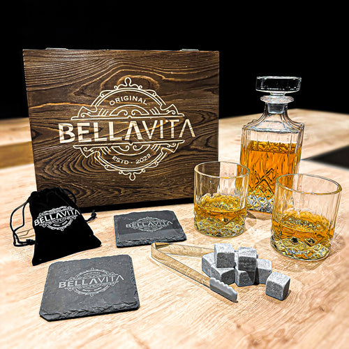 BELLAVITA Whiskey set - 750ml Karaf